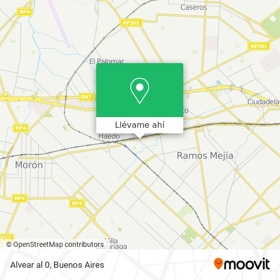 Mapa de Alvear al 0