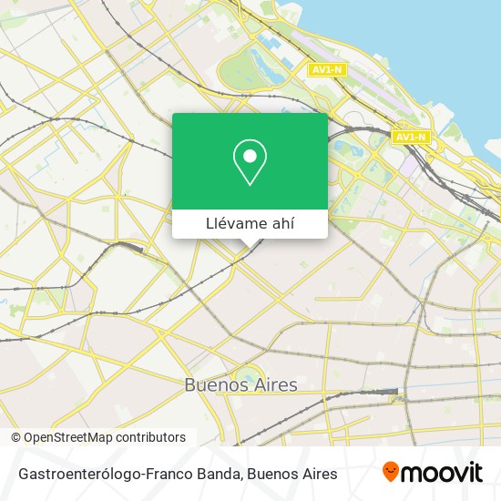 Mapa de Gastroenterólogo-Franco Banda