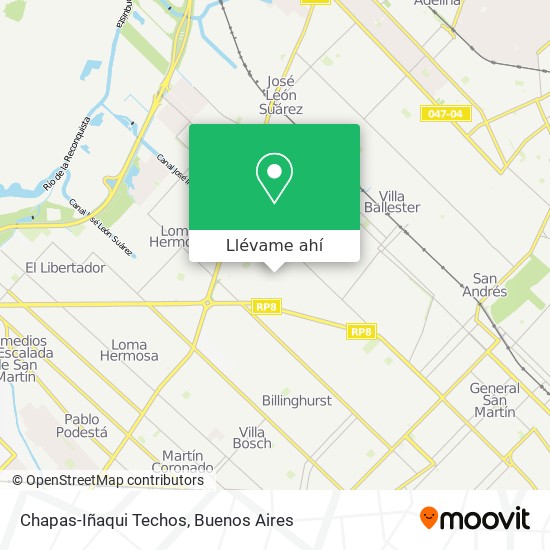 Mapa de Chapas-Iñaqui Techos