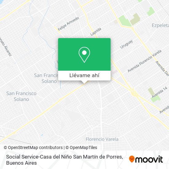 Mapa de Social Service-Casa del Niño San Martín de Porres
