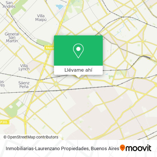 Mapa de Inmobiliarias-Laurenzano Propiedades