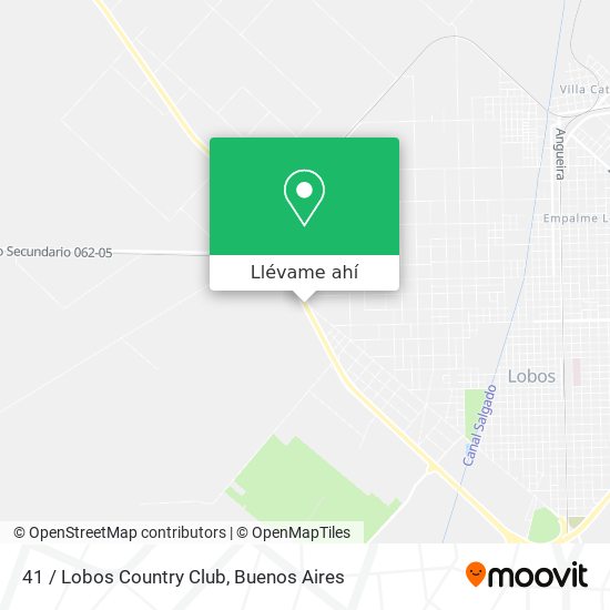 Mapa de 41 / Lobos Country Club