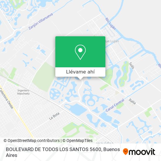 Mapa de BOULEVARD DE TODOS LOS SANTOS 5600