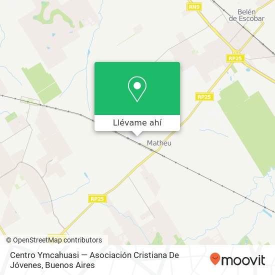 Mapa de Centro Ymcahuasi — Asociación Cristiana De Jóvenes