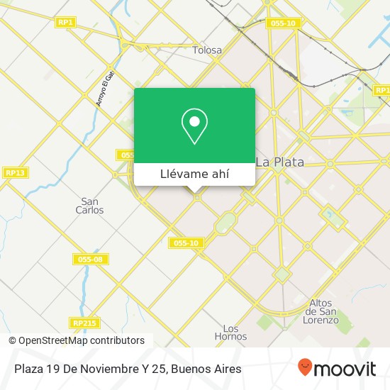 Mapa de Plaza 19 De Noviembre Y 25