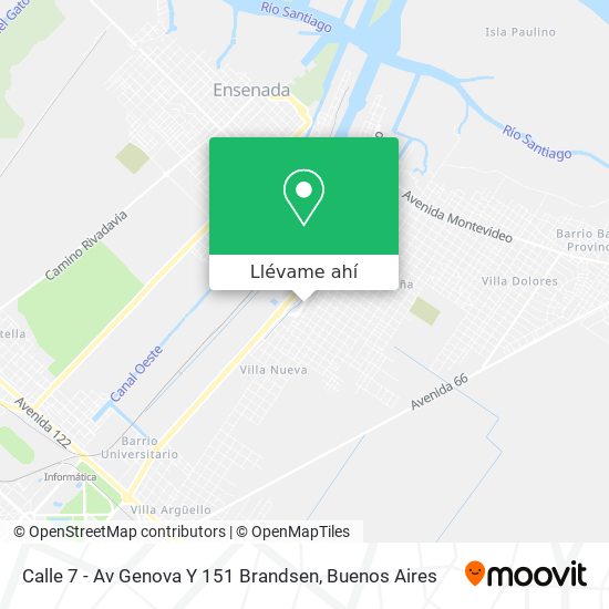 Mapa de Calle 7 - Av Genova Y 151 Brandsen