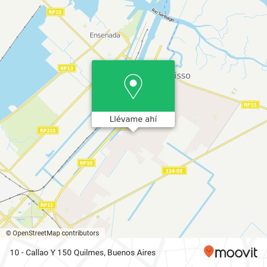 Mapa de 10 - Callao Y 150 Quilmes