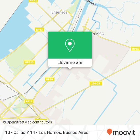 Mapa de 10 - Callao Y 147 Los Hornos