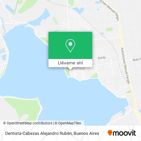 Mapa de Dentista-Cabezas Alejandro Rubén