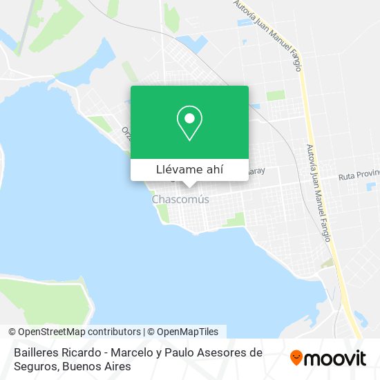 Mapa de Bailleres Ricardo - Marcelo y Paulo Asesores de Seguros