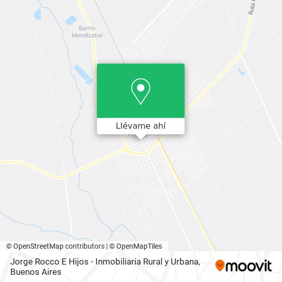 Mapa de Jorge Rocco E Hijos - Inmobiliaria Rural y Urbana