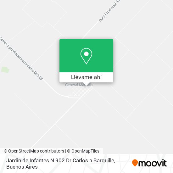 Mapa de Jardin de Infantes N 902 Dr Carlos a Barquille