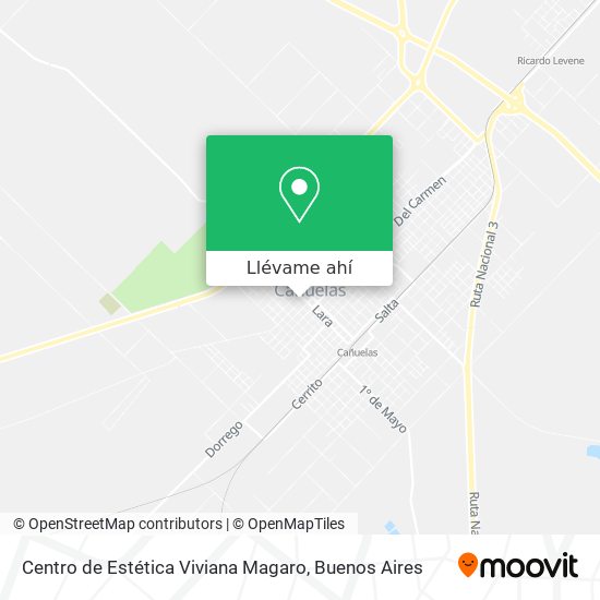 Mapa de Centro de Estética Viviana Magaro