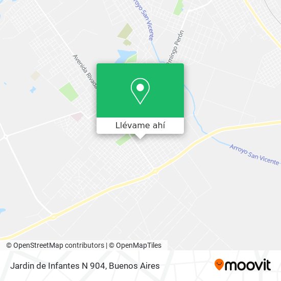 Mapa de Jardin de Infantes N 904