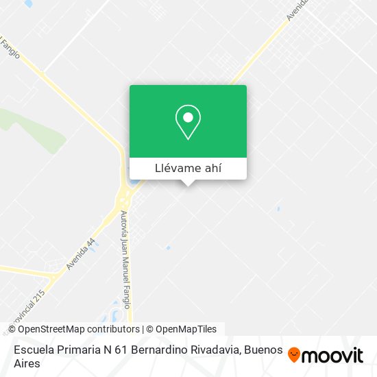 Mapa de Escuela Primaria N 61 Bernardino Rivadavia