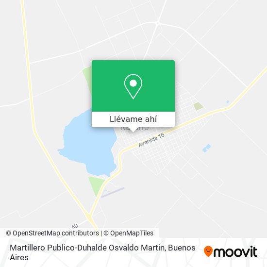 Mapa de Martillero Publico-Duhalde Osvaldo Martin