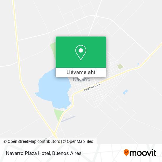 Mapa de Navarro Plaza Hotel