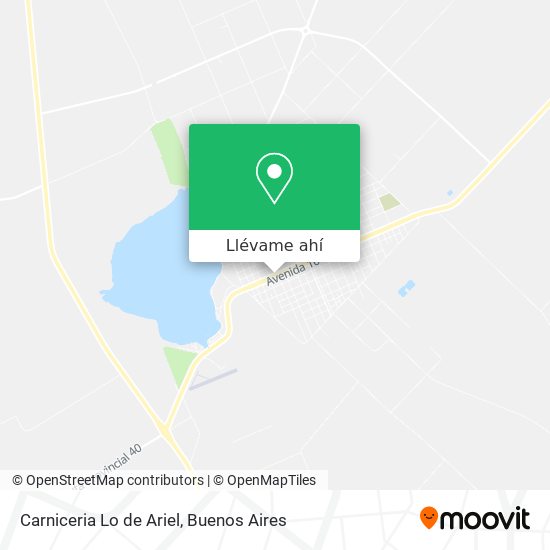 Mapa de Carniceria Lo de Ariel