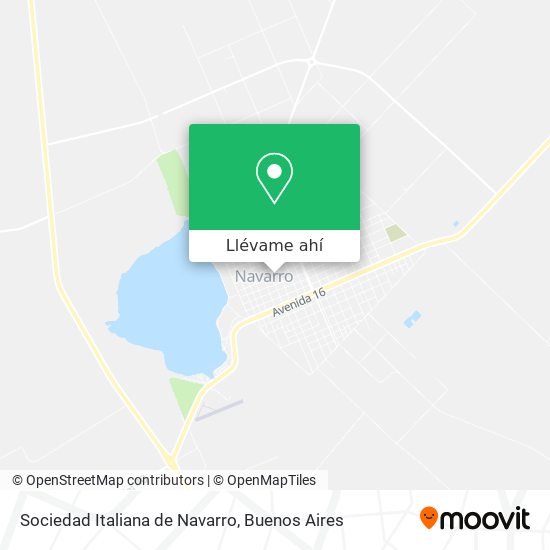 Mapa de Sociedad Italiana de Navarro