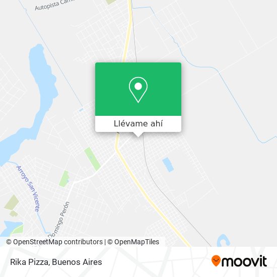 Mapa de Rika Pizza