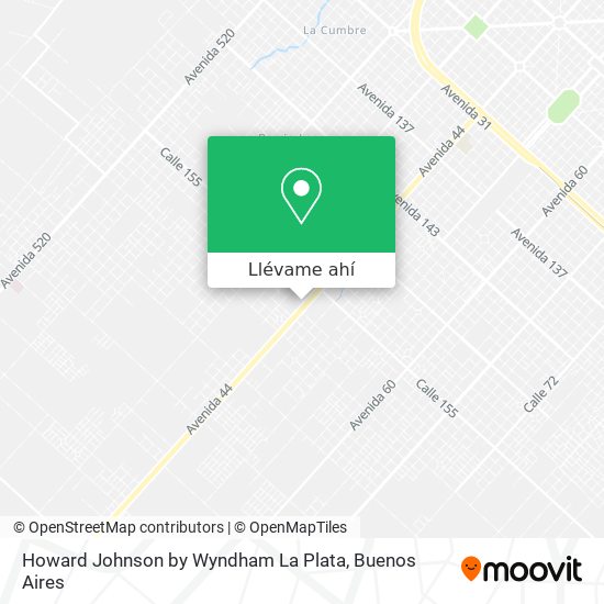 Mapa de Howard Johnson by Wyndham La Plata