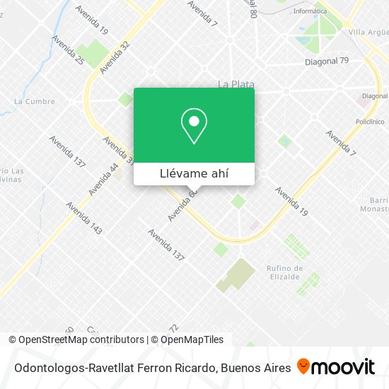 Mapa de Odontologos-Ravetllat Ferron Ricardo