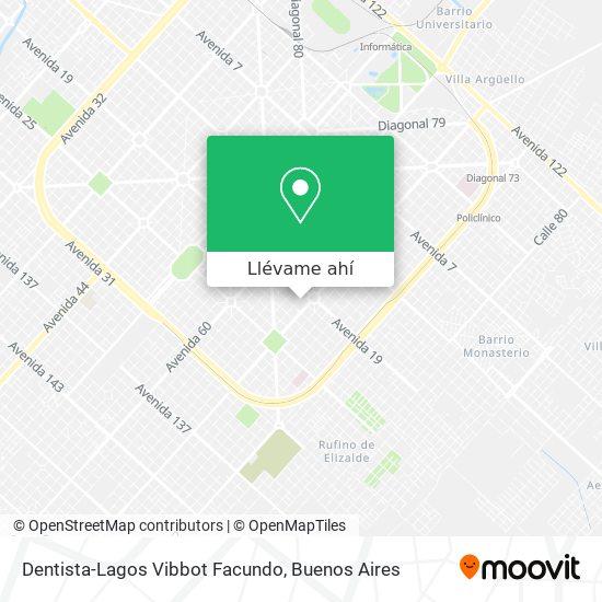 Mapa de Dentista-Lagos Vibbot Facundo