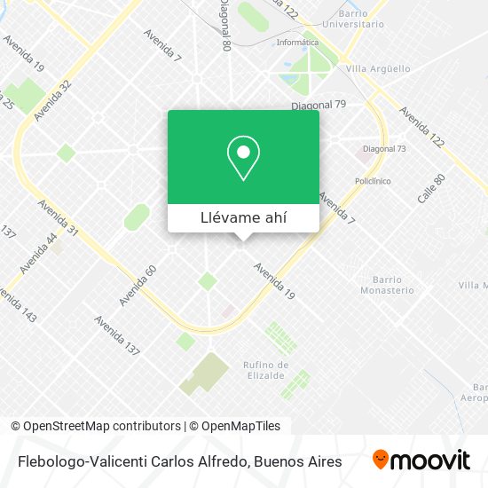 Mapa de Flebologo-Valicenti Carlos Alfredo