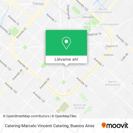Mapa de Catering-Marcelo Vincenti Catering