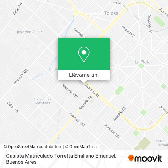 Mapa de Gasista Matriculado-Torretta Emiliano Emanuel