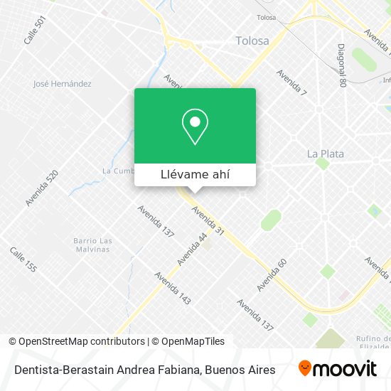 Mapa de Dentista-Berastain Andrea Fabiana