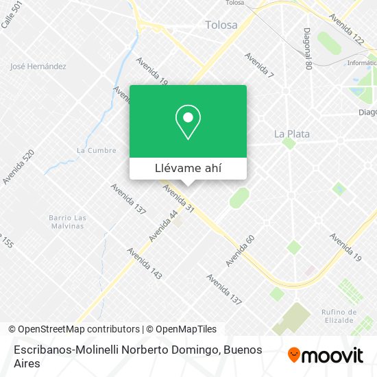 Mapa de Escribanos-Molinelli Norberto Domingo