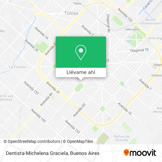 Mapa de Dentista-Michelena Graciela