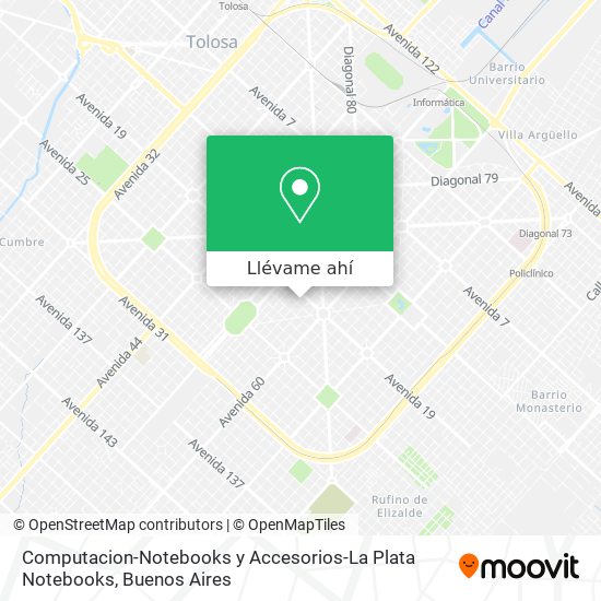 Mapa de Computacion-Notebooks y Accesorios-La Plata Notebooks