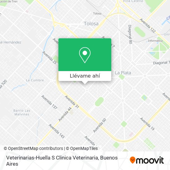 Mapa de Veterinarias-Huella S Clinica Veterinaria