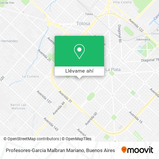 Mapa de Profesores-Garcia Malbran Mariano