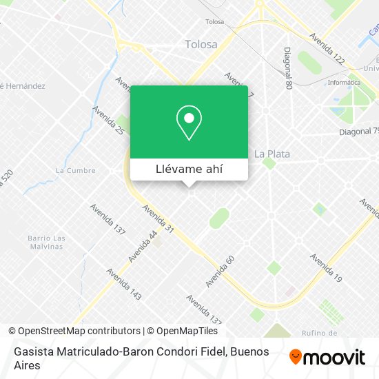 Mapa de Gasista Matriculado-Baron Condori Fidel