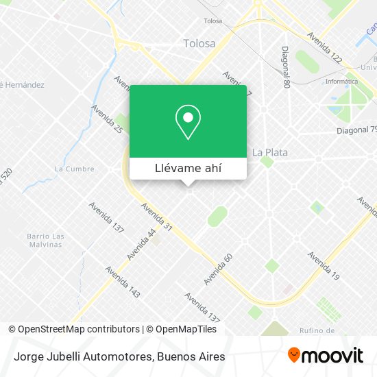 Mapa de Jorge Jubelli Automotores