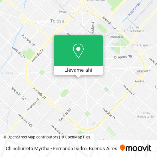 Mapa de Chinchurreta Myrtha - Fernanda Isidro