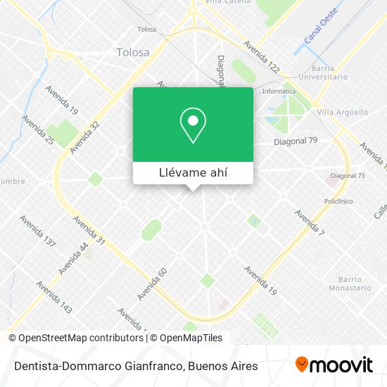 Mapa de Dentista-Dommarco Gianfranco