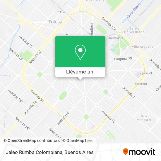 Mapa de Jaleo Rumba Colombiana