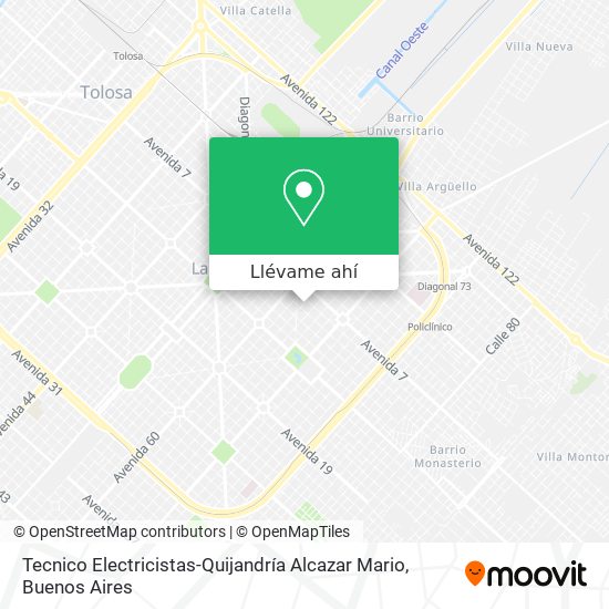 Mapa de Tecnico Electricistas-Quijandría Alcazar Mario