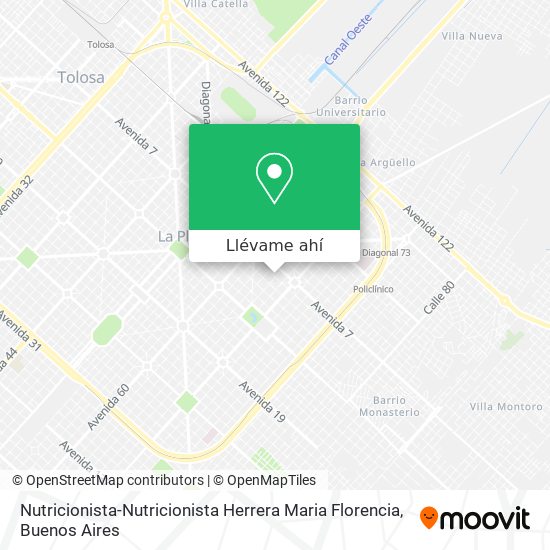 Mapa de Nutricionista-Nutricionista Herrera Maria Florencia