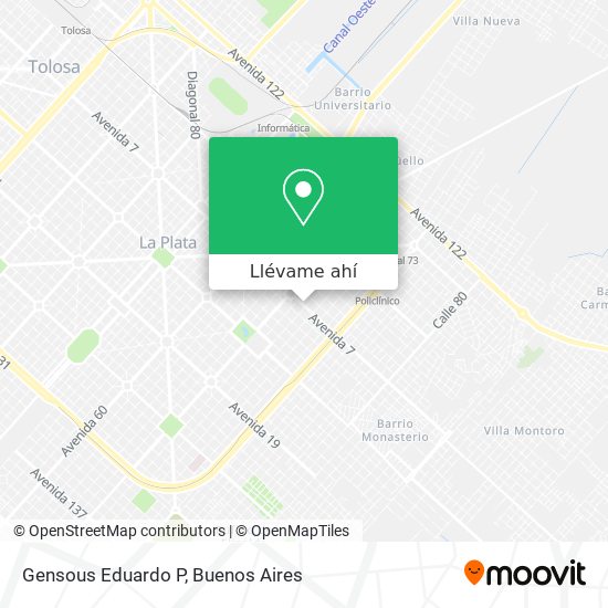 Mapa de Gensous Eduardo P