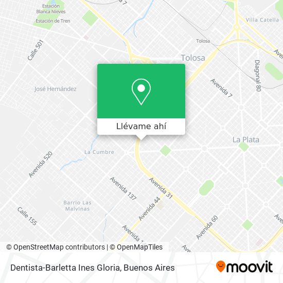 Mapa de Dentista-Barletta Ines Gloria