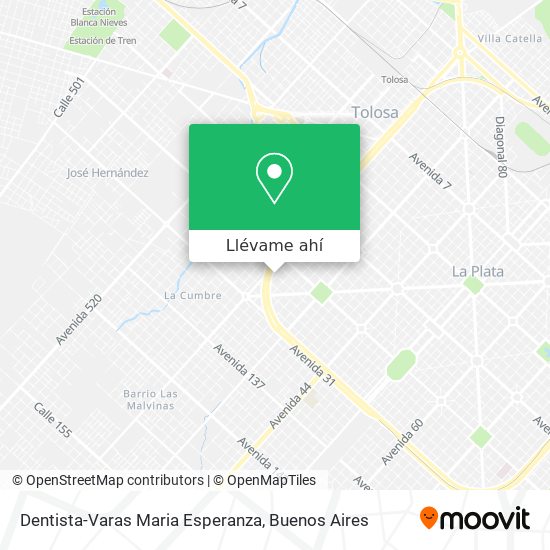 Mapa de Dentista-Varas Maria Esperanza