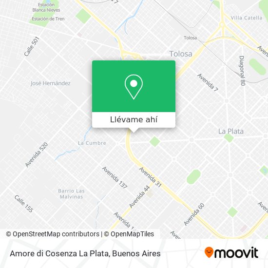 Mapa de Amore di Cosenza La Plata