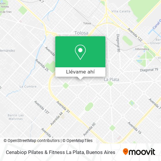 Mapa de Cenabiop Pilates & Fitness La Plata