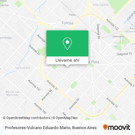 Mapa de Profesores-Vulcano Eduardo Mario