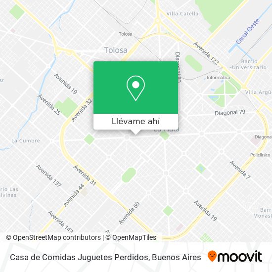 Mapa de Casa de Comidas Juguetes Perdidos